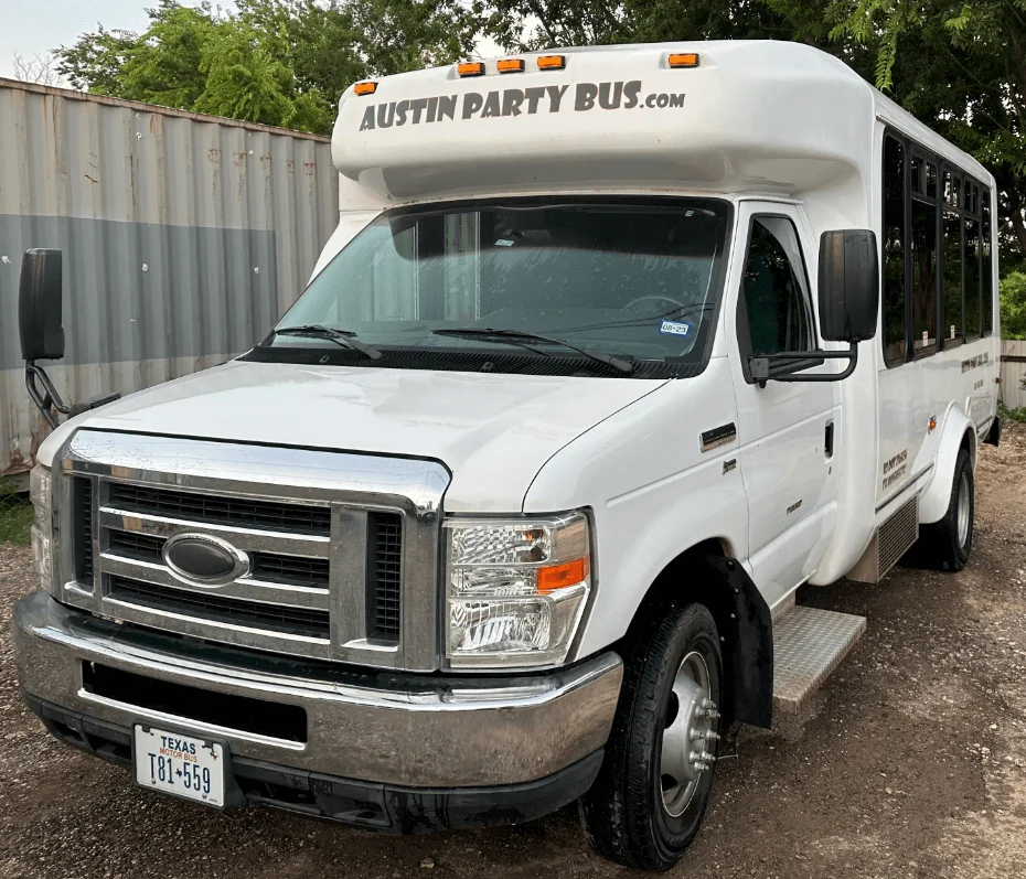 Starlight party bus interior panorama