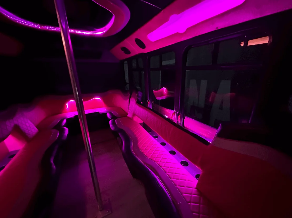 Starlight party bus bar setup
